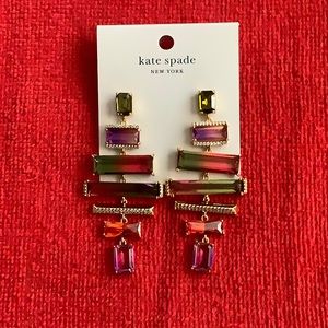 KATE SPADE GEO GEMS EARRINGS